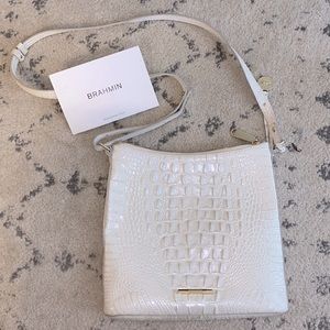 Authentic Brahmin White Purse